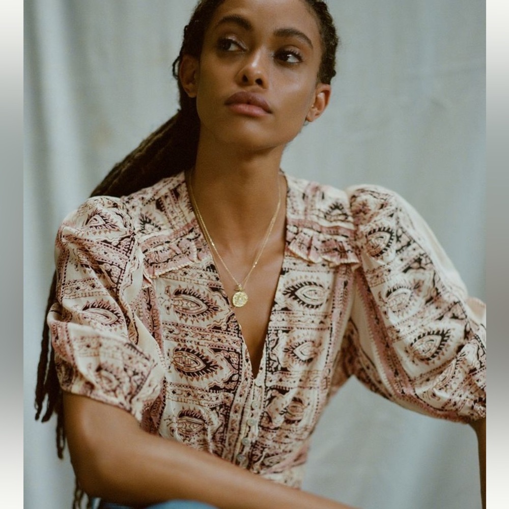 •ANTHROPOLOGIE• cleobella brigida crop top